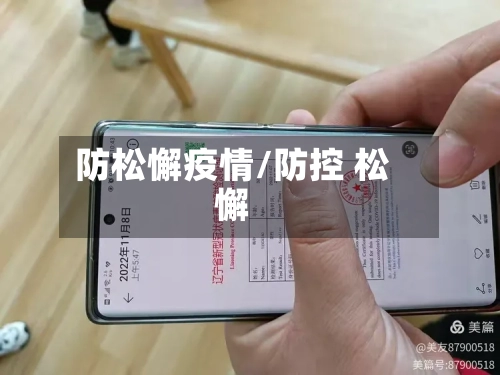 防松懈疫情/防控 松懈-第2张图片