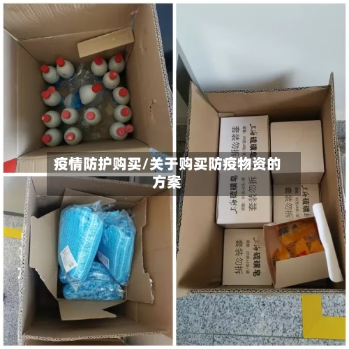 疫情防护购买/关于购买防疫物资的方案