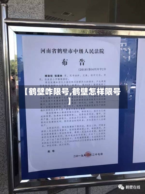 【鹤壁咋限号,鹤壁怎样限号】-第2张图片